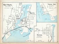 Mystic, West Mystic, Eastern Point, Taftville, Connecticut State Atlas 1893